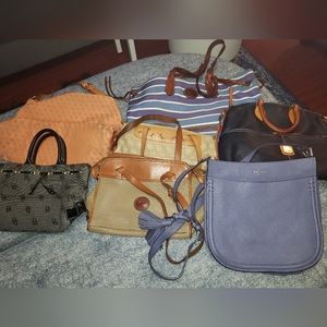 Dooney and Bourke Purse Bundle with Kate Spade Bonus